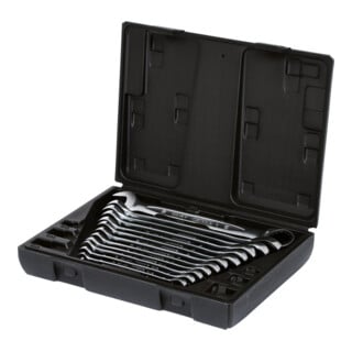 KS Tools Jeu de clés mixtes à cliquet GEARplus, 12 pcs.