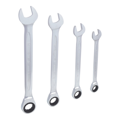 KS Tools Jeu de clés mixtes à cliquet GEARplus, 4 pcs. 24-32mm