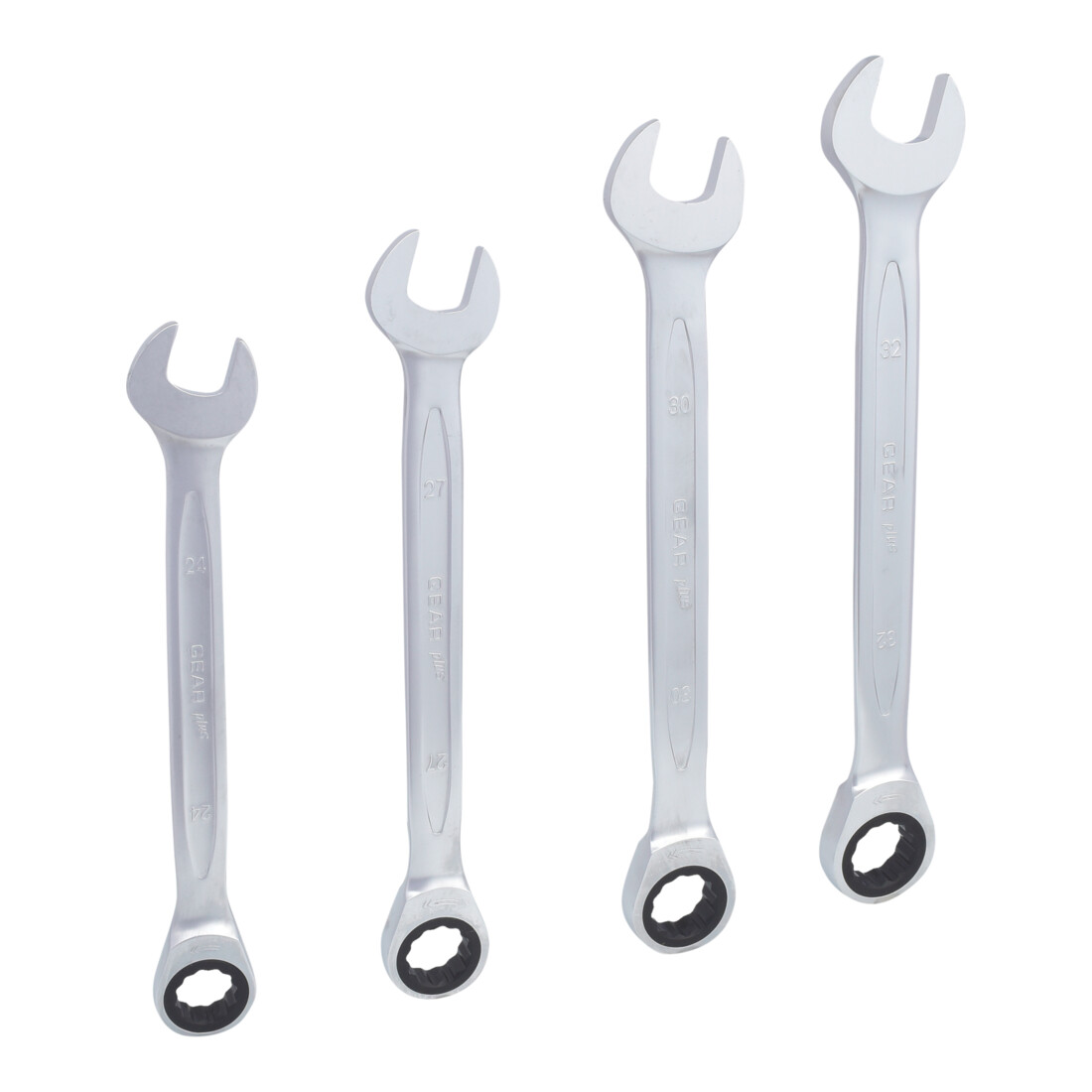 KS Tools Jeu de clés mixtes à cliquet GEARplus, 4 pcs. 24-32mm
