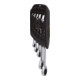 KS Tools Jeu de clés mixtes à cliquet réversible GEARplus, 5 pcs. 8-19mm-2