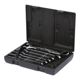 KS Tools Jeu de clés mixtes à cliquet réversible GEARplus, 6 pcs.