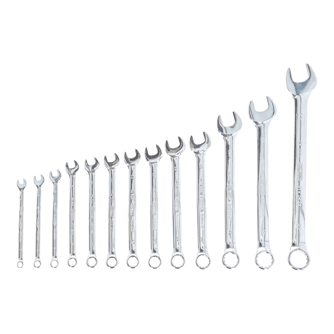 KS Tools Jeu de clés mixtes coudées CHROMEplus, 13 pcs.