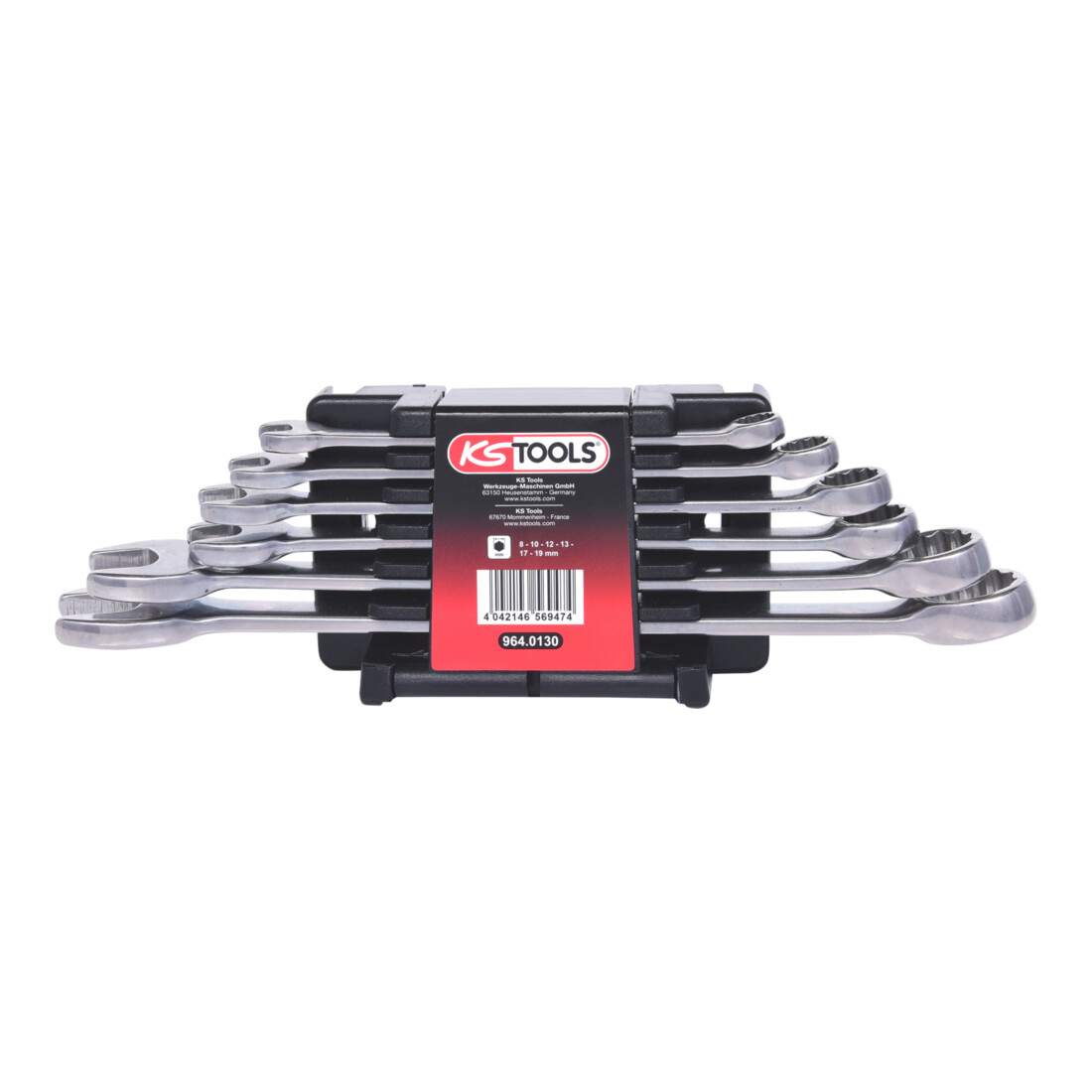 KS Tools Jeu de clés mixtes coudées EDELSTAHL, 6 pcs.