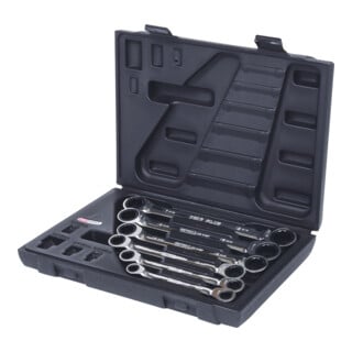 KS Tools Jeu de clés polygonales à cliquet GEARplus, 6 pcs. coffret