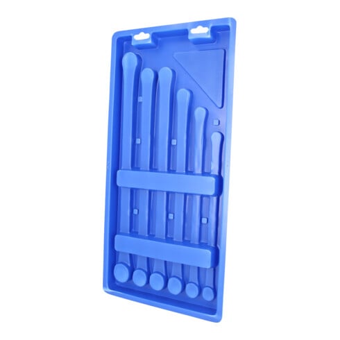 KS Tools Jeu de clés polygonales CHROMEplus, extra longues, 6 pcs.