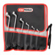 KS Tools Jeu de clés polygonales contre-coudées TX E, 6 pcs.