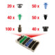 KS Tools Jeu de clips de fixation - Opel, 300 pcs