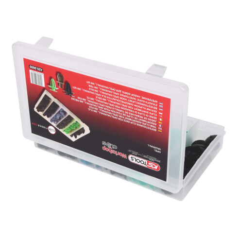 KS Tools Jeu de clips de fixation - Opel, 300 pcs