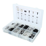 KS Tools Jeu de clips de fixation - serrage rapide, 400 pcs-2