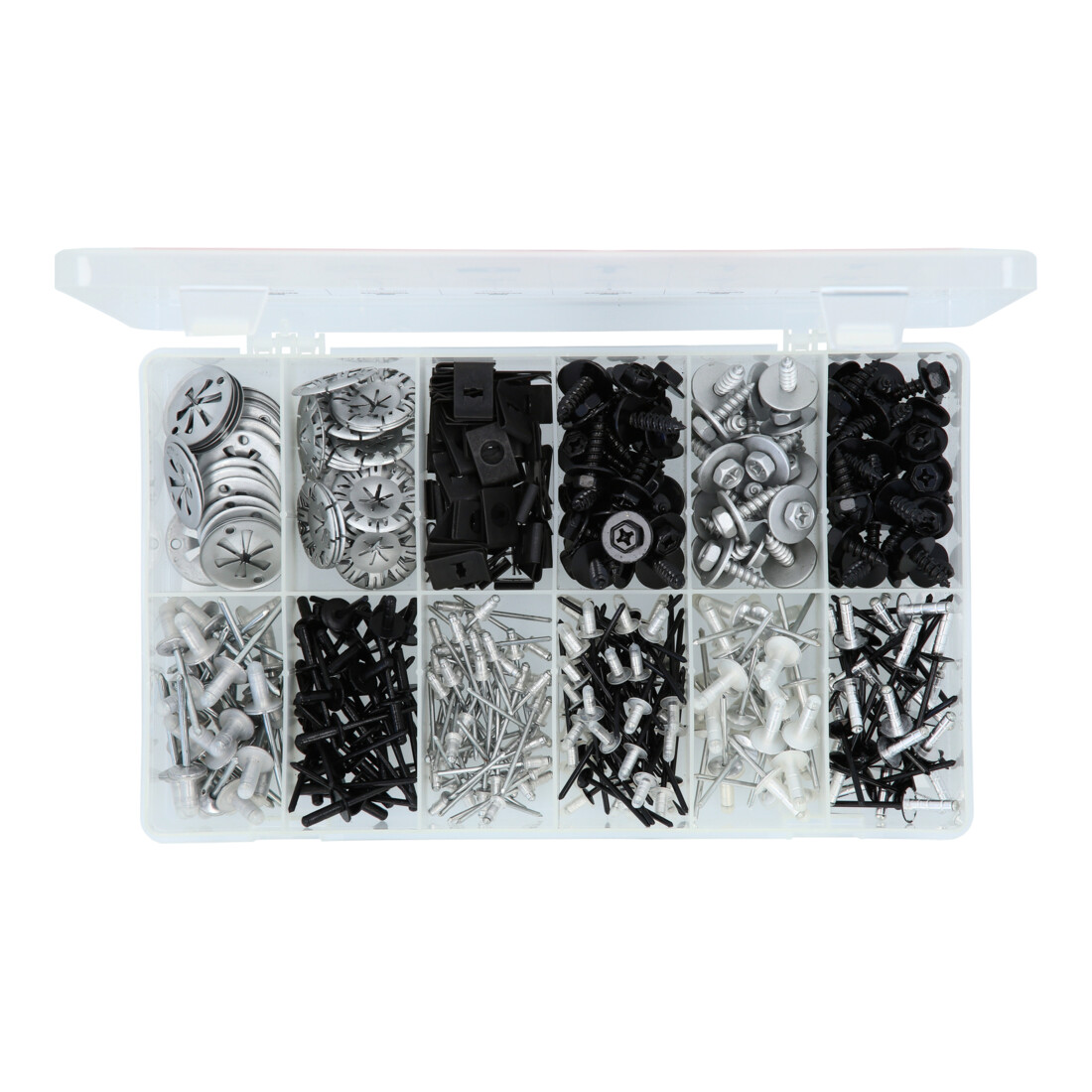 KS Tools Jeu de clips de fixation - serrage rapide, 400 pcs