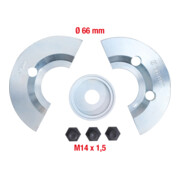 KS Tools Jeu de coquilles complémentaires 6 pcs. pour Ø 66 mm