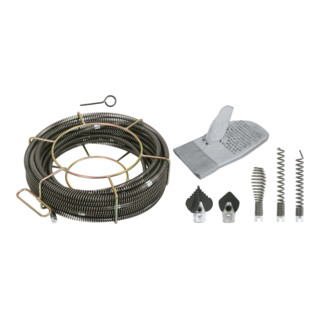 KS Tools Jeu de déboucheur de canalisations Ø 16mm, 13 pcs.