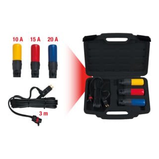 KS Tools Jeu de disjoncteur  (10A – 15A – 20A), 4 pcs.