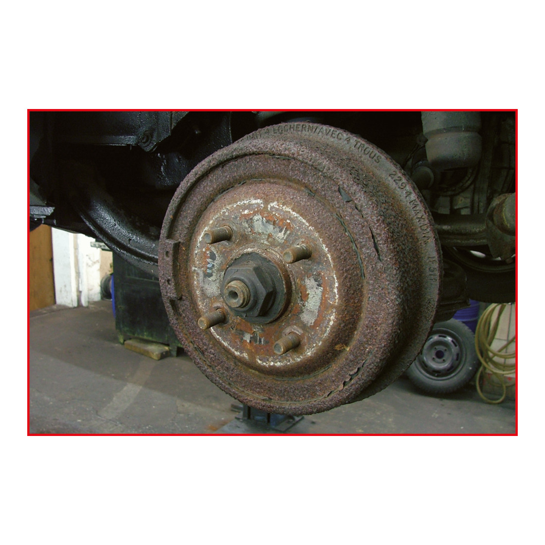 KS Tools Jeu de disques à poncer les moyeux de roues, Ø 40 / 50 mm, 14 pcs.