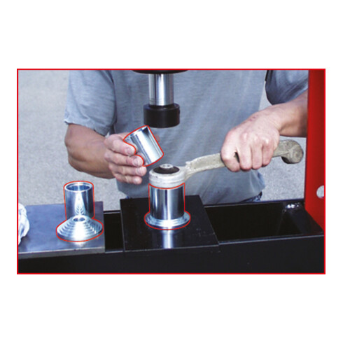 KS Tools Jeu de douilles de pression étagées, 22 pcs.