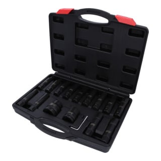 KS Tools Jeu de douilles tournevis et douilles de rechange à chocs 3/4"+1", 16 pcs.