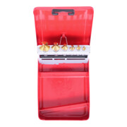KS Tools Jeu de forets aléseurs HSS TiN 90°, en box métal 6 pcs.-3