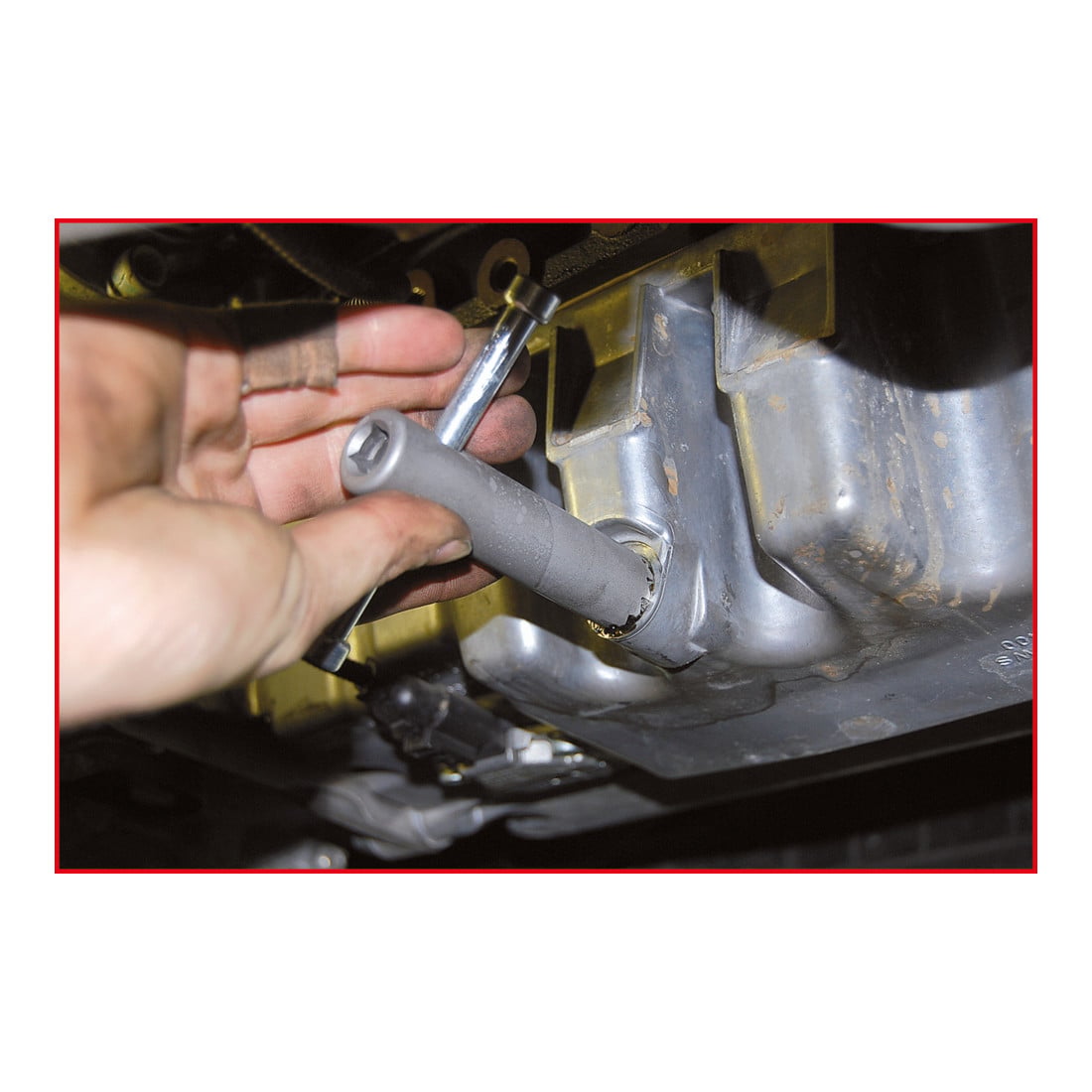 KS Tools Jeu de fraises à surfacer pour socle d'étanchéité de bouchons de vidange, 6 pcs