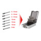 KS Tools Jeu de fraises HM, coffret PVC, 10 pcs.