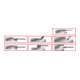 KS Tools Jeu de fraises HM, coffret PVC, 10 pcs.-4