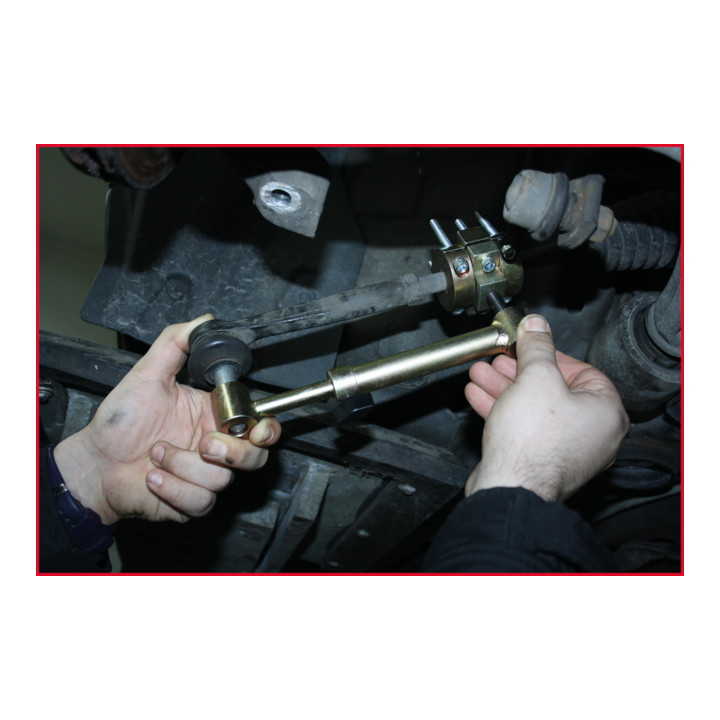 KS Tools Jeu de gabarits pour biellettes de direction, 9 pcs.