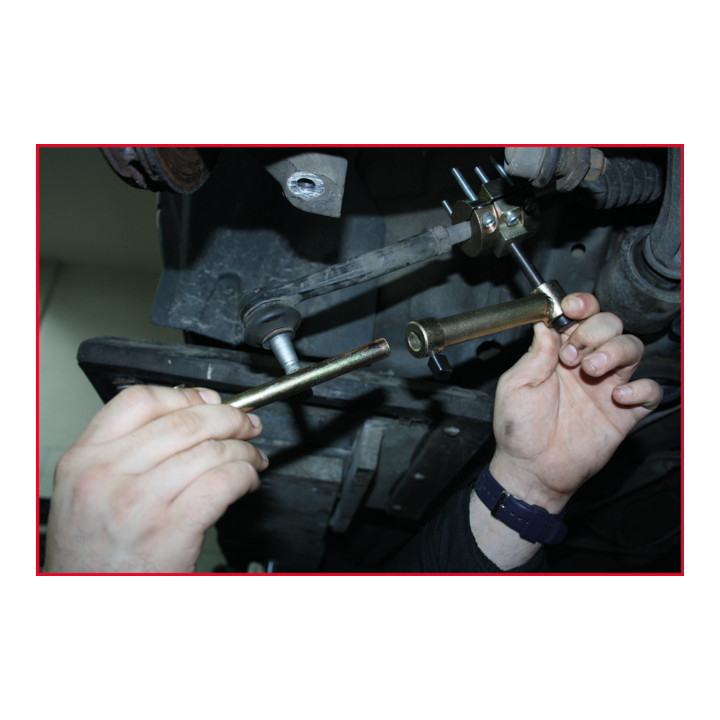KS Tools Jeu de gabarits pour biellettes de direction, 9 pcs.