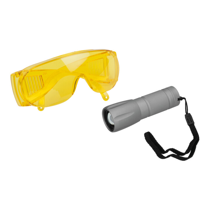 KS Tools Jeu de lampes de poche UV de détections de fuites, 2 pcs.