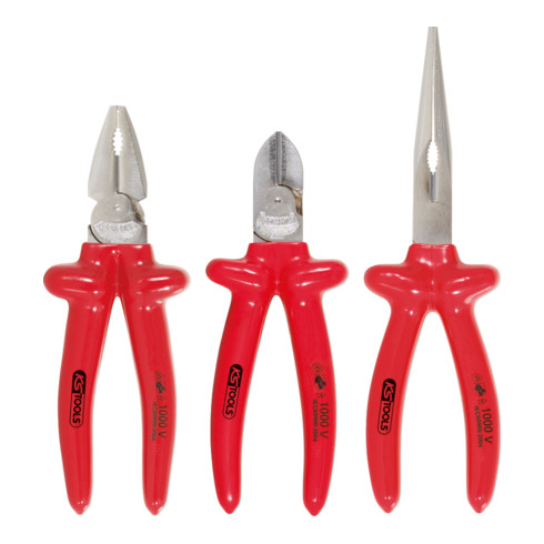 KS Tools Jeu de pinces 1000V, 3 pcs