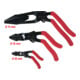 KS Tools Jeu de pinces de déconnexion de flexible en continu, coudées, 3 pcs.