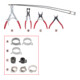 KS Tools Jeu de pinces pour colliers auto-serrants, 4 pcs.