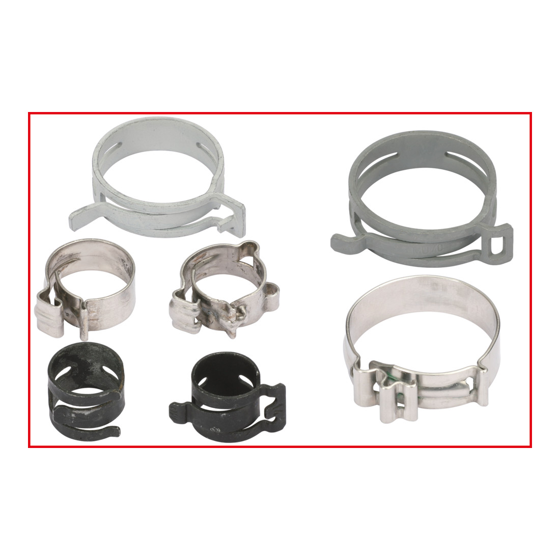 KS Tools Jeu de pinces pour colliers auto-serrants, 4 pcs.