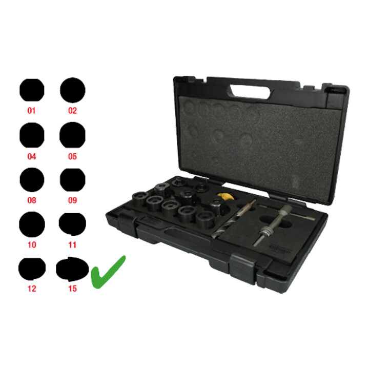 KS Tools Jeu de poinçons pour capteurs de distance Ford (PDC), 30 pcs.