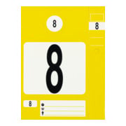 KS Tools Jeu de portes-clés, jaune, pack de 300-3