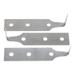 KS Tools Jeu de racloirs en acier inoxydable, longueur de lame 25mm, 3 pièces