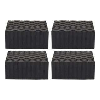 KS Tools Jeu de supports en caoutchouc universel pour plate-forme de levage, 160x120x70 mm, 4 pcs.