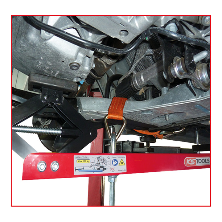 KS Tools Jeu de traverse support moteur universelle, 4 pcs.