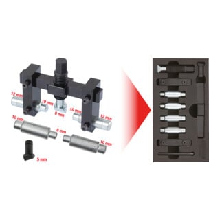 KS Tools Jeu d'écarteurs de flancs, 11 pcs