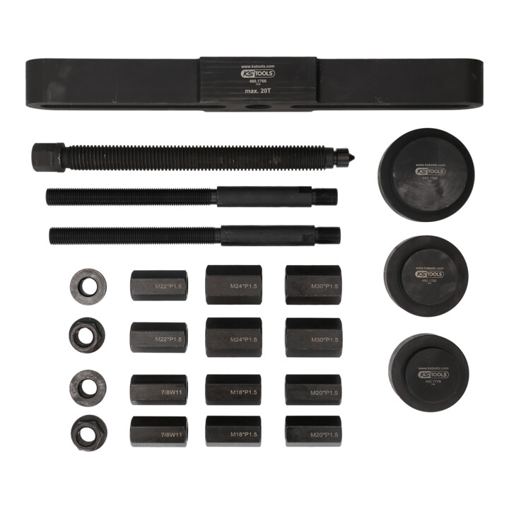KS Tools Jeu d'extracteurs de moyeu de roue universel, 27 pcs.