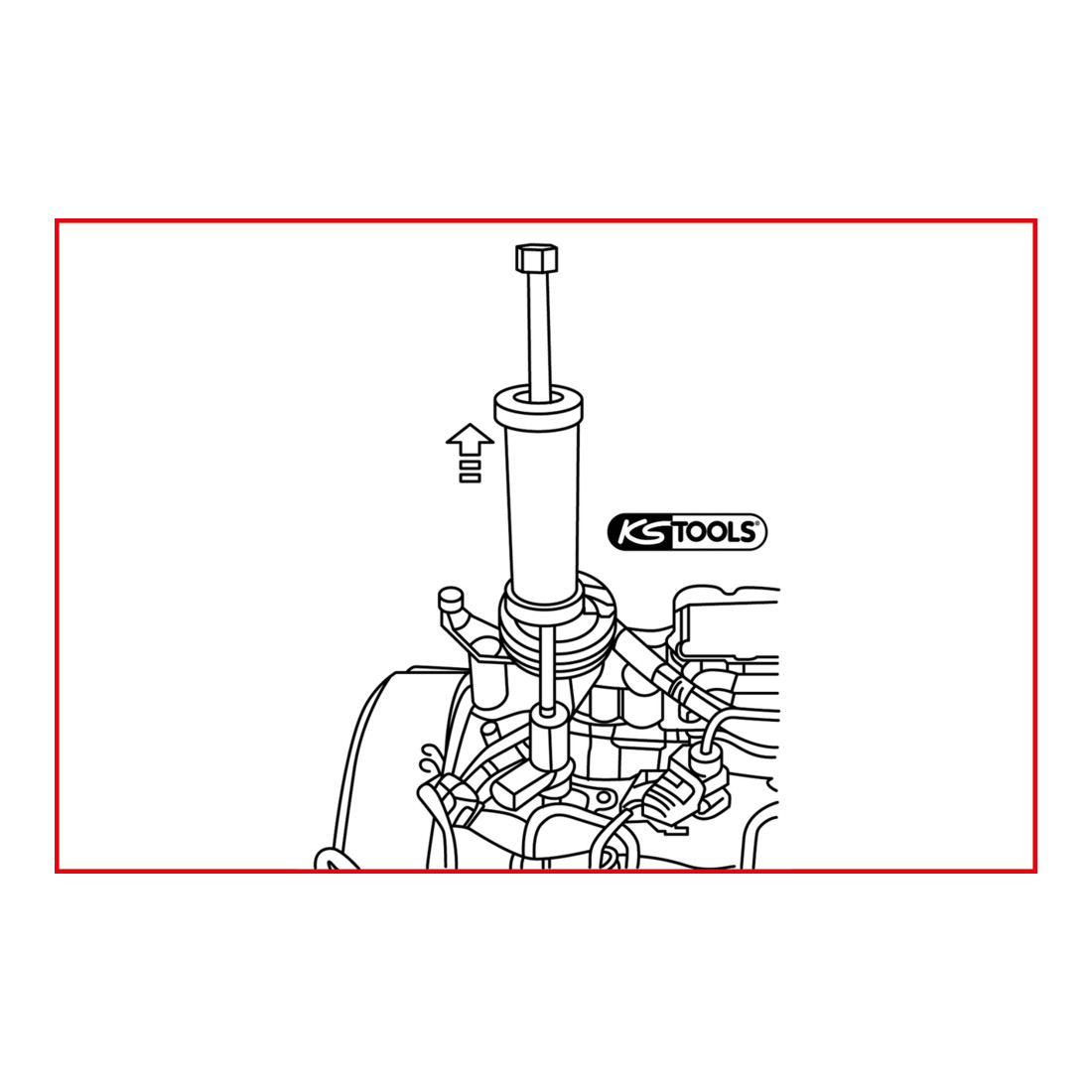 KS Tools Jeu d'extracteurs d'injecteurs pour VAG, 24 pcs.