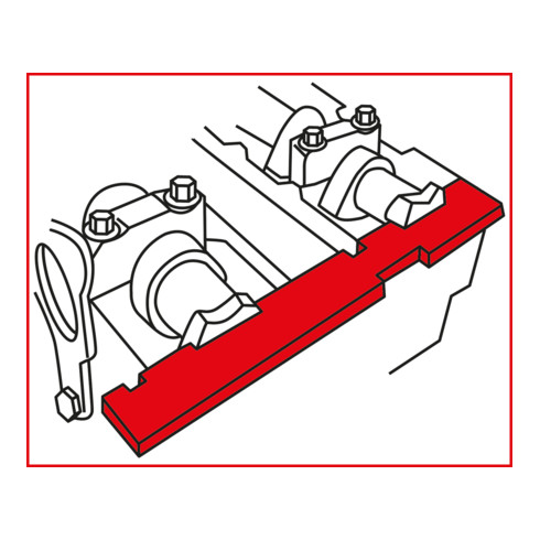 KS Tools Jeu d'outils de calage moteur - Universel, 20 pcs.