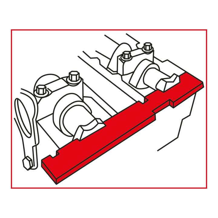 KS Tools Jeu d'outils de calage universels pour pompes d'injection de moteurs à essence et diesel, 41 pcs.