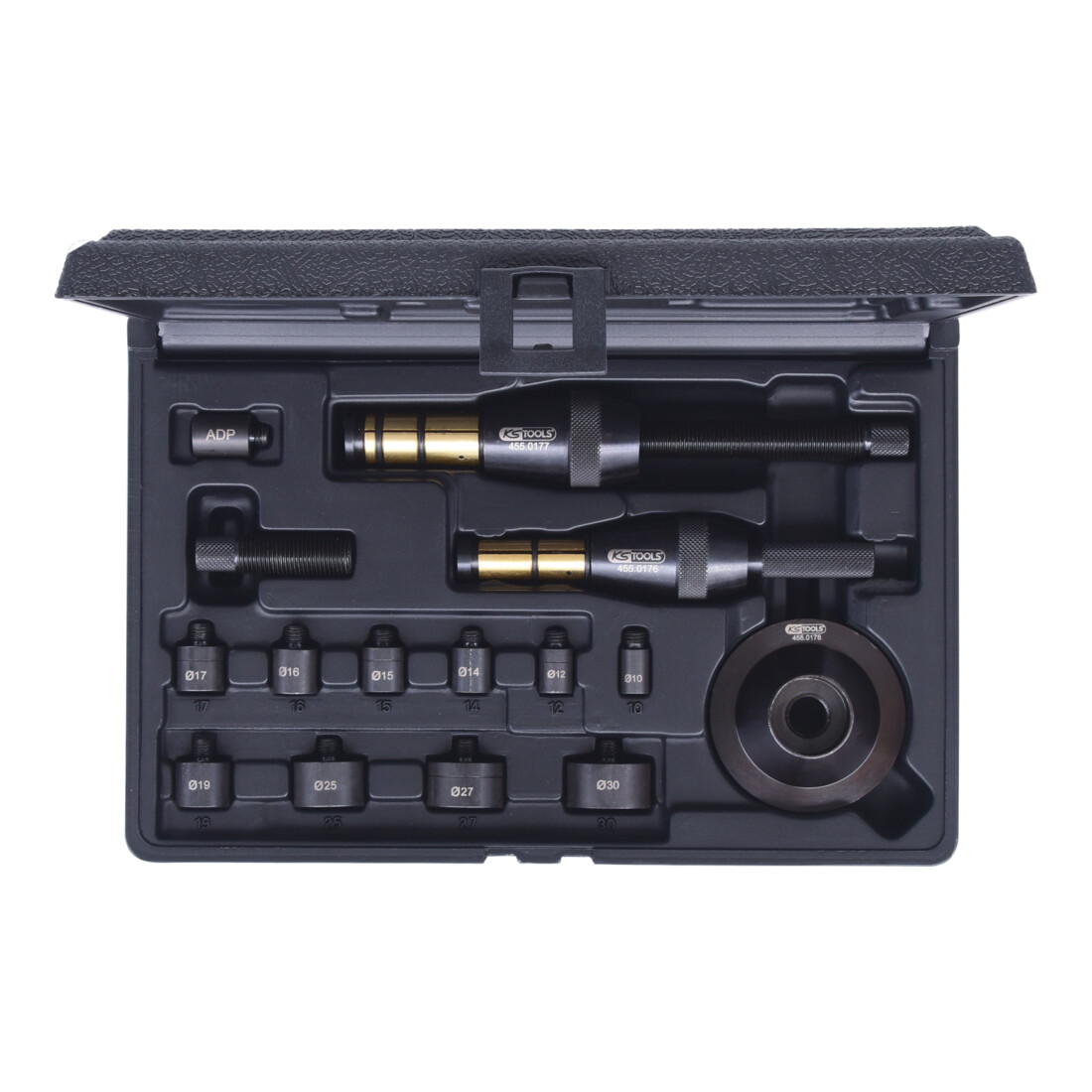 KS Tools Jeu d'outils de centrage d'embrayage universel Ø 15,0 26,0 mm, 19 pcs.