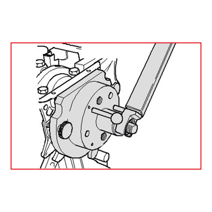 KS Tools Jeu d'outils de montage pour bride d'étanchéité avec capteur d'impulsion, 8 pcs.
