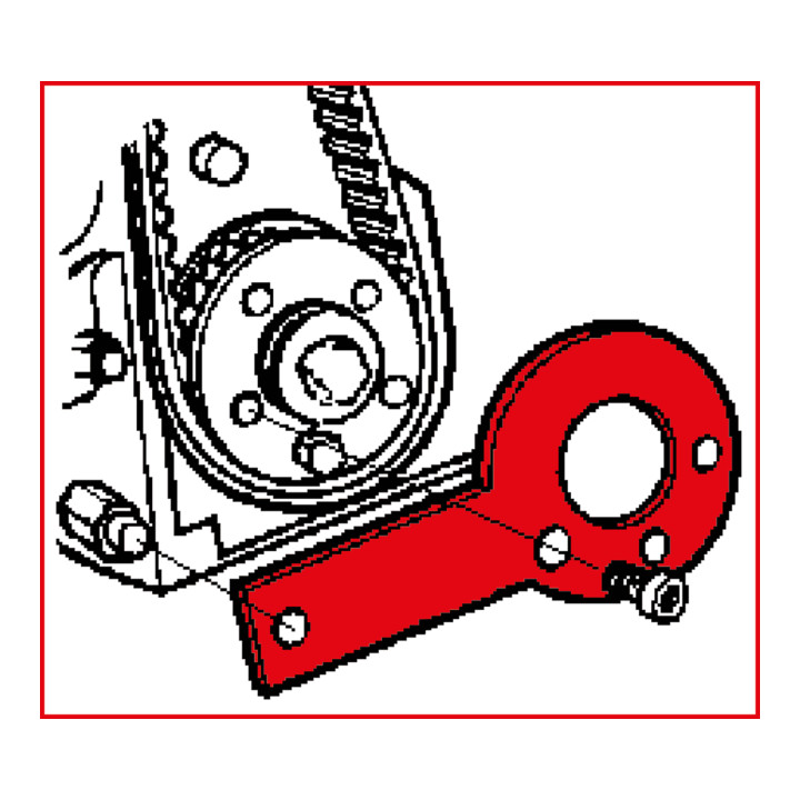 KS Tools Jeu d'outils de réglage moteur pour Alfa Romeo / Fiat / Lancia, 36 pcs.
