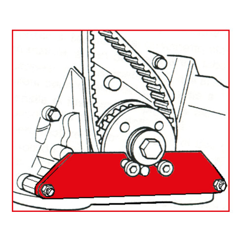 KS Tools Jeu d'outils de réglage moteur pour Alfa Romeo / Fiat / Lancia, 36 pcs.