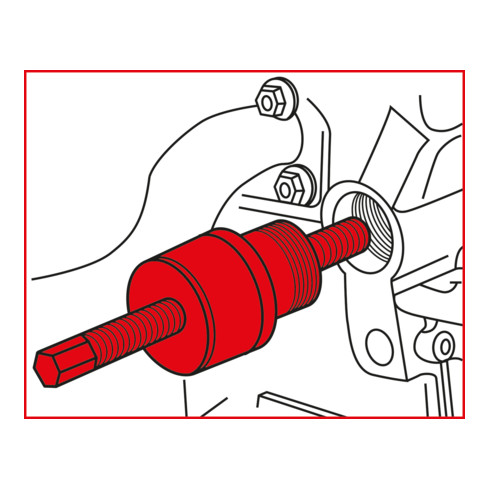 KS Tools Jeu d'outils de réglage moteur pour BMW, 7 pcs.