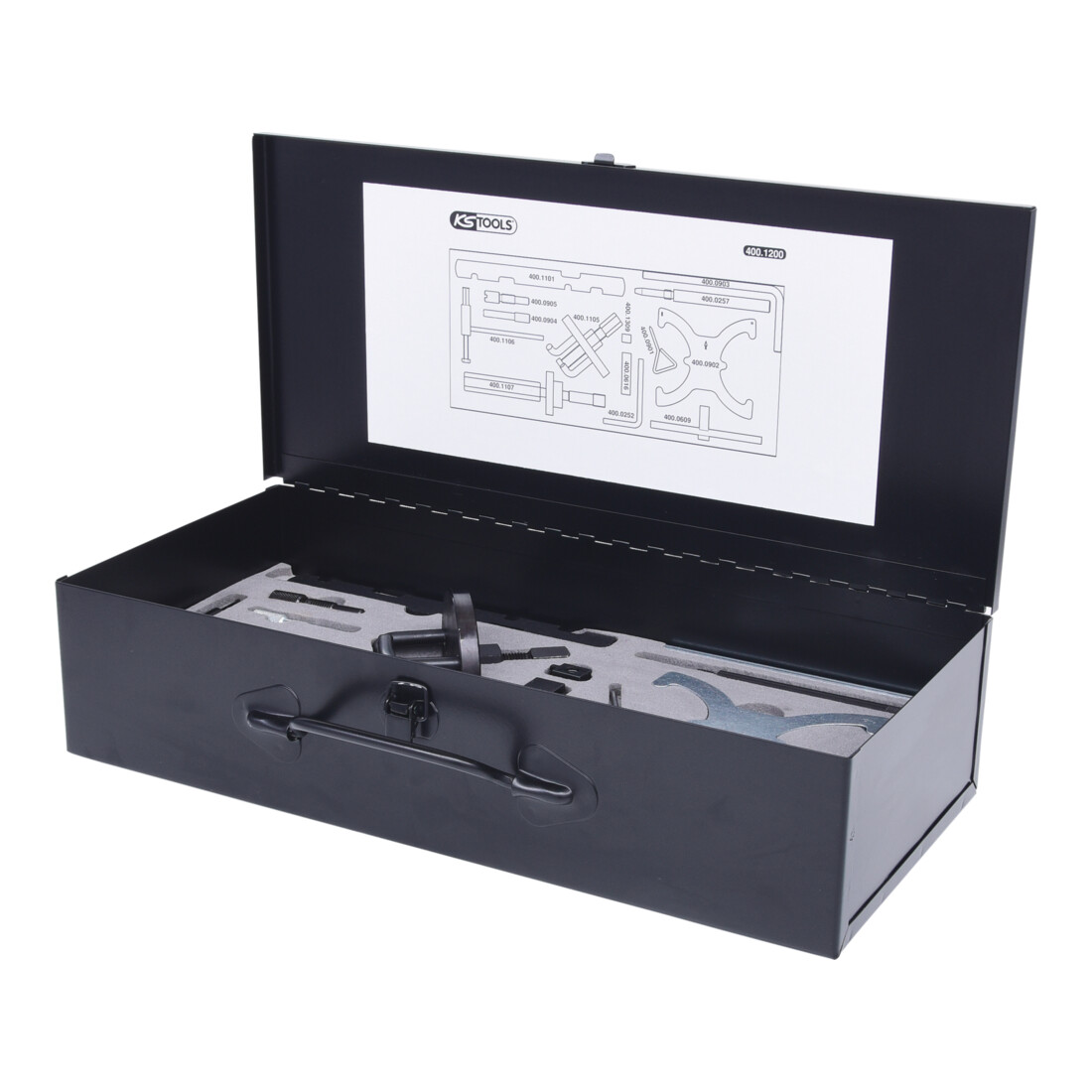 KS Tools Jeu d'outils de réglage moteur pour Ford, 17 pcs.