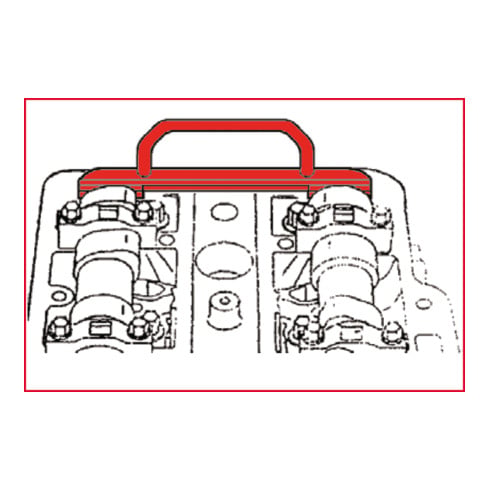 KS Tools Jeu d'outils de réglage moteur pour Isuzu / GM / Opel / Saab, 32 pcs.