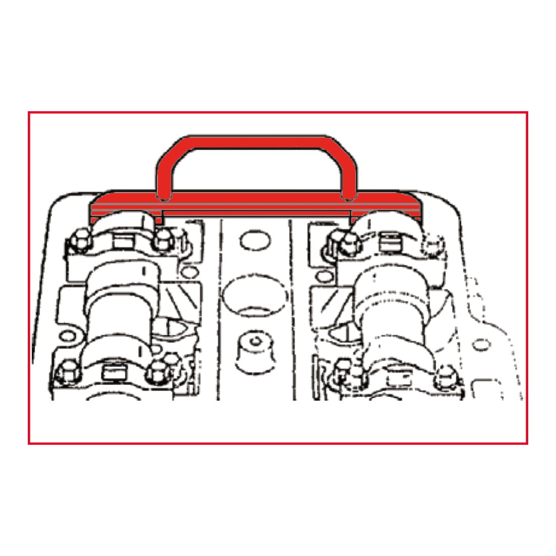 KS Tools Jeu d'outils de réglage moteur pour Isuzu / GM / Opel / Saab, 32 pcs.