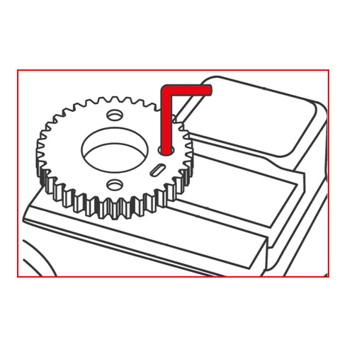 KS Tools Jeu d'outils de réglage moteur pour Nissan / Renault, 8 pcs.